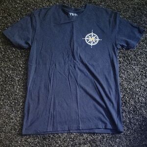 Yeti Men's Dark Blue Compass Tee
